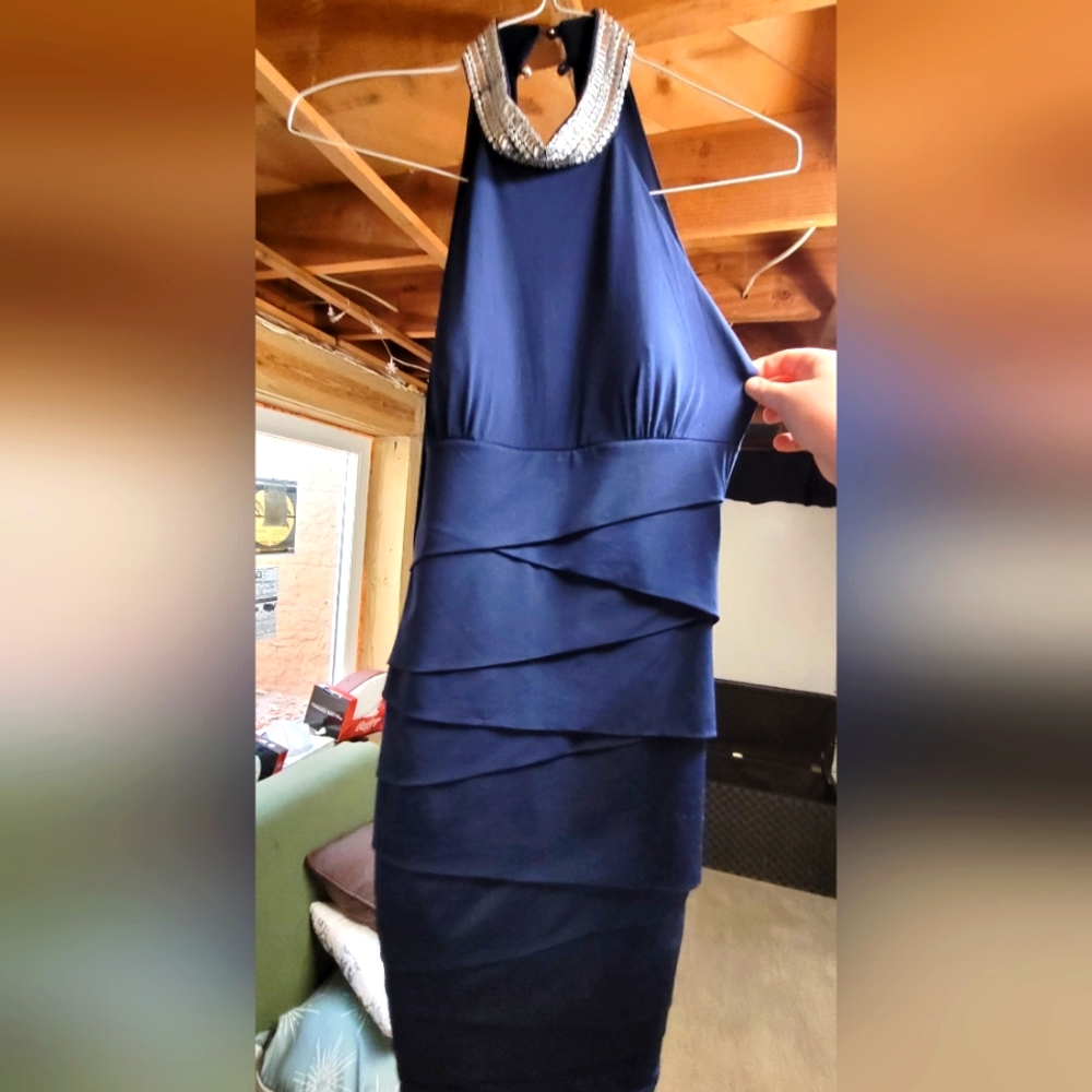 Blue Homecoming Dress